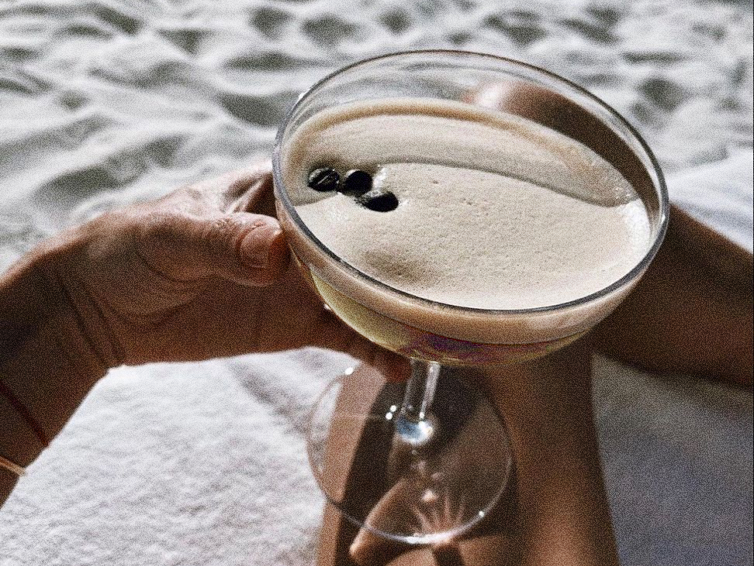 Espresso martinis Sweet like the Sicilian coast